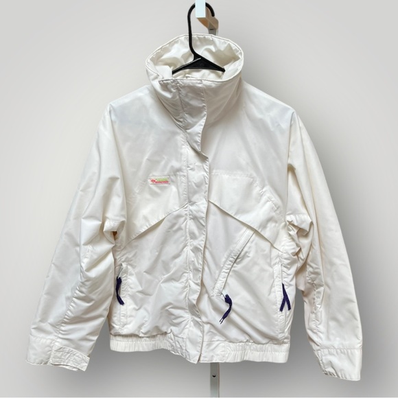 Columbia Sportswear Whirlibird White Nylon Jacket - Picture 4 of 16